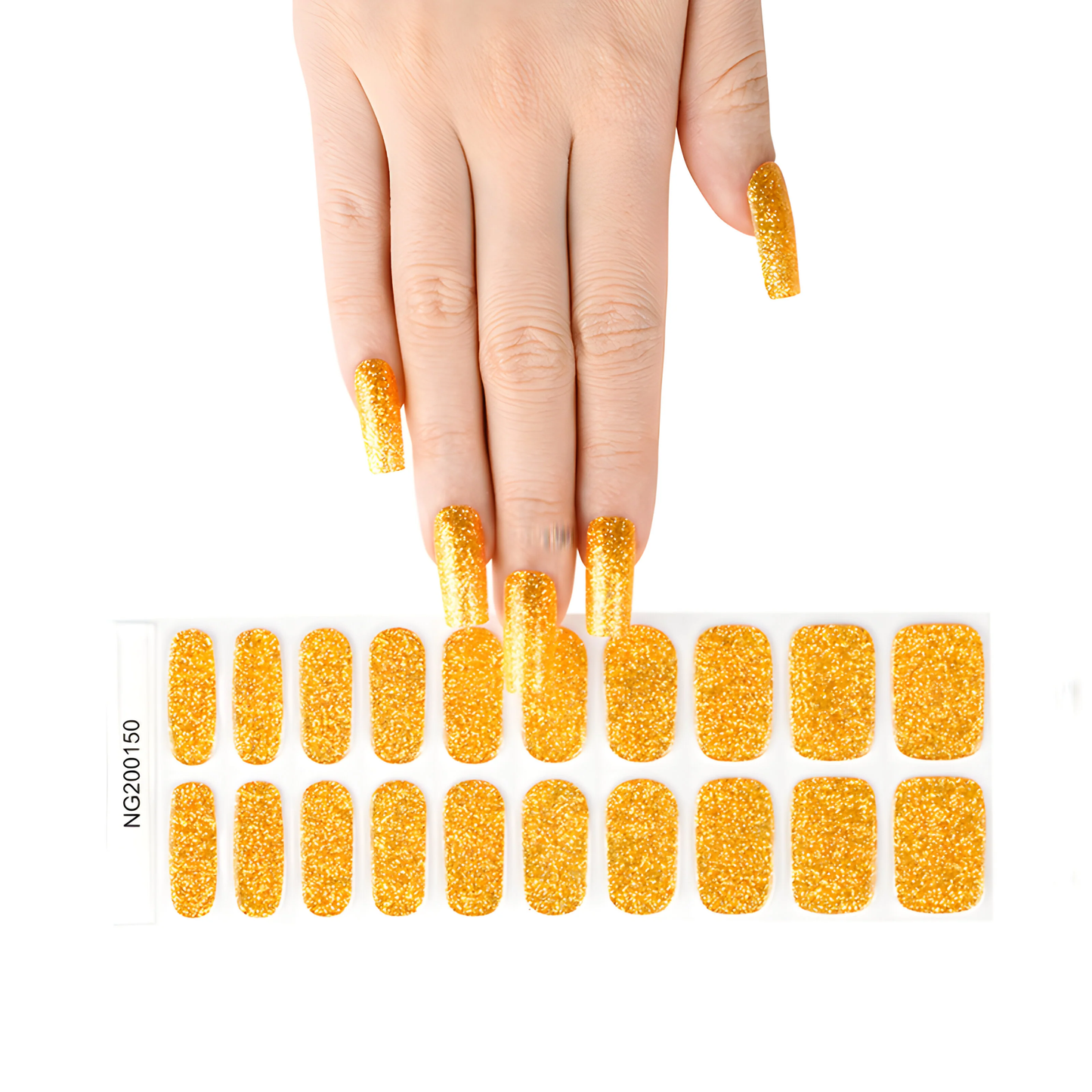 Stickers nail - GLITTER GOLD