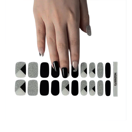 Stickers nails - SILVERED OBSIDIAN